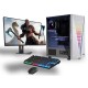 PC Racing Pack Gaming Initiation Pro AMD Ryzen 7 5700G/16GB/1TB + 256GB SSD/GTX 1650 + Monitor 24" F