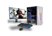 PC Racing Pack Gaming Initiation Pro AMD Ryzen 5 5600G/16GB/480GB SSD + Monitor 24" FullHD + Combo G