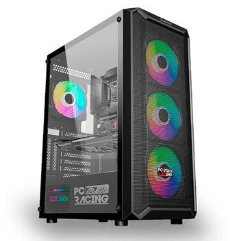 PC Racing AMD Ryzen 5 5600G/16GB/480GB SSD/RTX 3050+ Pantalla 24" FullHD + Teclado + Ratón