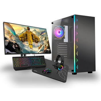 PC Racing Pack Ofimática Pro Intel Core i5-11400/16GB/1TB SSD + Monitor 24" FullHD + Combo Gaming PC Racing Pack Ofimática Pro Intel Core i5-11400/16GB/1TB SSD + Monitor 24" FullHD + Combo Gaming