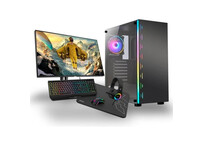 PC Racing Pack Gaming AMD Ryzen 3 4300G/16GB/1TB + 256GB SSD + Monitor 22" FullHD + Combo Gaming