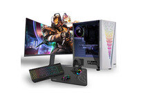 PC Racing Gaming AMD Ryzen 5 3600/16GB/1TB SSD/RX 7600 + Monitor 24" FullHD Curvo + Combo Gaming