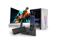 PC Racing Gaming AMD Ryzen 5 3600/16GB/1TB SSD/RX 6600 + Monitor 27" Full HD + Combo Gaming