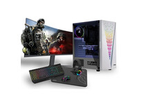 PC Racing Gaming AMD Ryzen 5 3600/16GB/1TB SSD/RX 6600 + Monitor 29" Full HD + Combo Gaming