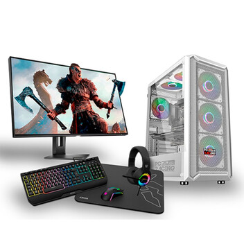 PC Racing Top Gaming Intel Core i7-12700F/32GB/1TB SSD/RTX 4060 + Monitor 27" + Combo Gaming