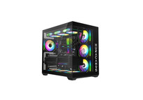 Torre PC Caja SUPRA GAMING HURACAN95 ARGB Negra ATX 4 Ventiladores Cristal Templado USB 3.0