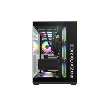 Torre PC Caja SUPRA GAMING HURACAN95 ARGB Negra ATX 4 Ventiladores Cristal Templado USB 3.0