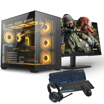 Ordenador Sobremesa PC Racing Top Gaming AMD Ryzen 5 7600X/32GB/1TB SSD/RTX 4060 Ti + Monitor 27" Fu