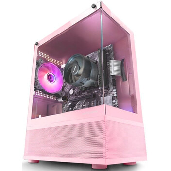 Ordenador Sobremesa PC Racing Gaming Rosa AMD Ryzen 5 8500G/16GB/1TB SSD