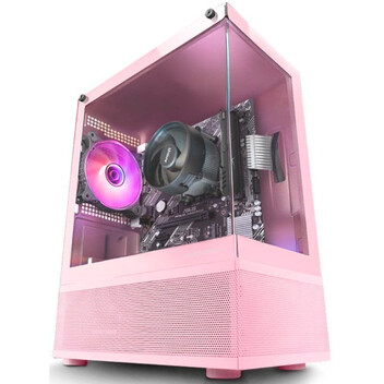 Ordenador Sobremesa PC Racing Gaming Rosa AMD Ryzen 5 8600G/16GB/1TB SSD