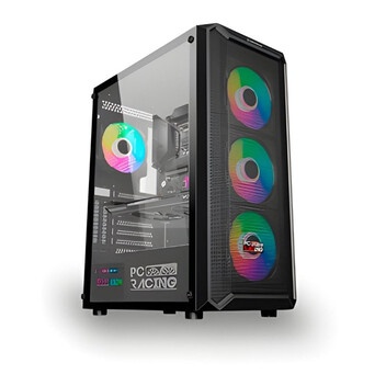 Ordenador Sobremesa PC Racing AMD Ryzen 7 8700G/16GB/1TB SSD/RTX 4060 + Monitor 24" FullHD + Combo G
