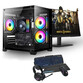 Ordenador Sobremesa PC Racing AMD Ryzen 7 8700G/32GB/1TB + 1TB SSD/RTX 3060 + Monitor 24" FullHD + C