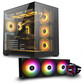 Ordenador Sobremesa PC Racing AMD Ryzen 9 9950X3D 32GB 2TB SSD RTX 5060 Ti WIFI Windows 11 Pro