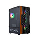 Torre PC Torre SUPRA Gaming TITAN ARGB ATX/EATX, 4x Ventiladores 120mm, Cristal Templado, Malla Metá