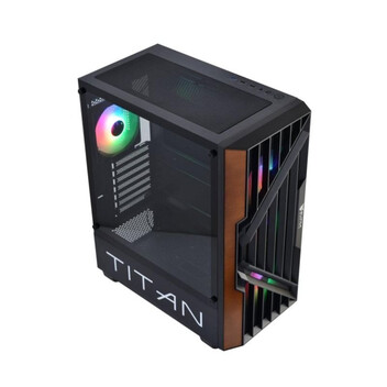 Torre PC Torre SUPRA Gaming TITAN ARGB ATX/EATX, 4x Ventiladores 120mm, Cristal Templado, Malla Metá