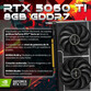 Ordenador Sobremesa PC Racing Daitona Racing AMD Ryzen 5 8400F 32GB DDR5 1TB SSD RTX 5060 Ti Windows