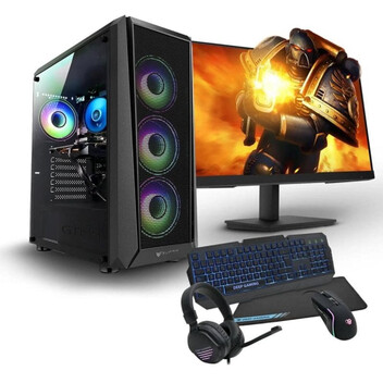 Ordenador Sobremesa PC Sobremesa Racing Submariner i5-13400F 32GB 1TB SSD RTX 5060 Monitor 24" Tecla