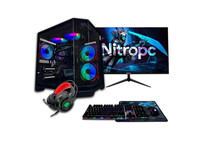 Ordenador Sobremesa PC Sobremesa NitroPC Pack Gold Plus i5-14400F 16GB 1TB SSD RX 6600 8GB Monitor 2