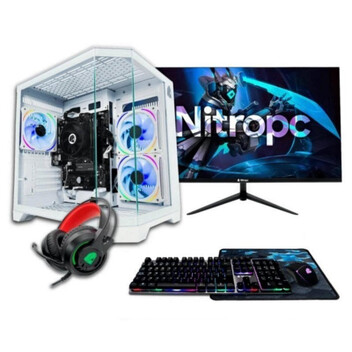 Ordenador Sobremesa NitroPC Pack Bronze Plus AMD Ryzen 5 5600GT 16GB 1TB SSD + Monitor 24" Kit Gamin