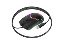 Ratón Swissten 59107220 Gaming USB Cableado 7200 DPI Negro RGB 6 Botones