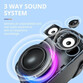 Tronsmart Halo 100 Altavoz Inalambríco Portátil de Fiesta Karaoke Negro Tronsmart Halo 100 Altavoz Inalambríco Portátil de Fiesta Karaoke Negro