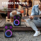 Tronsmart Halo 100 Altavoz Inalambríco Portátil de Fiesta Karaoke Negro Tronsmart Halo 100 Altavoz Inalambríco Portátil de Fiesta Karaoke Negro