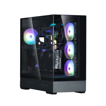 Torre PC Caja Zalman P40 Prism Atx 3xvent 120mm Argb 2xusb 3.0 Negro Sin Fuente