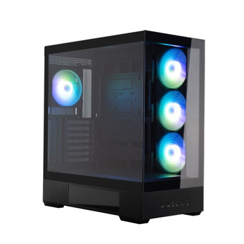 Torre PC Caja Zalman P40 Ds Atx 4xvent 120mm Argb 2xusb 3.0 Negro Sin Fuente