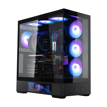 Torre PC Caja Zalman P40 Ds Atx 4xvent 120mm Argb 2xusb 3.0 Negro Sin Fuente