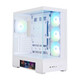 Torre PC Caja Zalman P40 Ds Atx 4xvent 120mm Argb 2xusb 3.0 Blanco Sin Fuente
