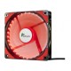 Inter-Tech L-12025 Ventilador 120mm LED Rojo