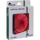 Inter-Tech L-12025 Ventilador 120mm LED Rojo