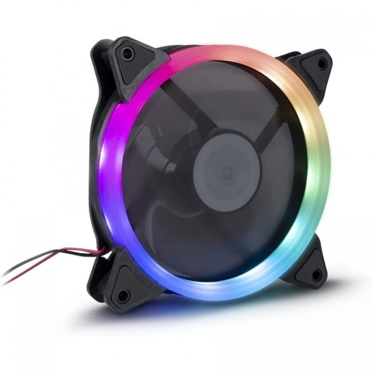 Inter-Tech Argus RS-051 RGB Ventilador 120mm Negro