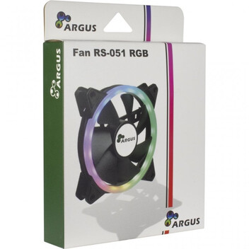 Inter-Tech Argus RS-051 RGB Ventilador 120mm Negro