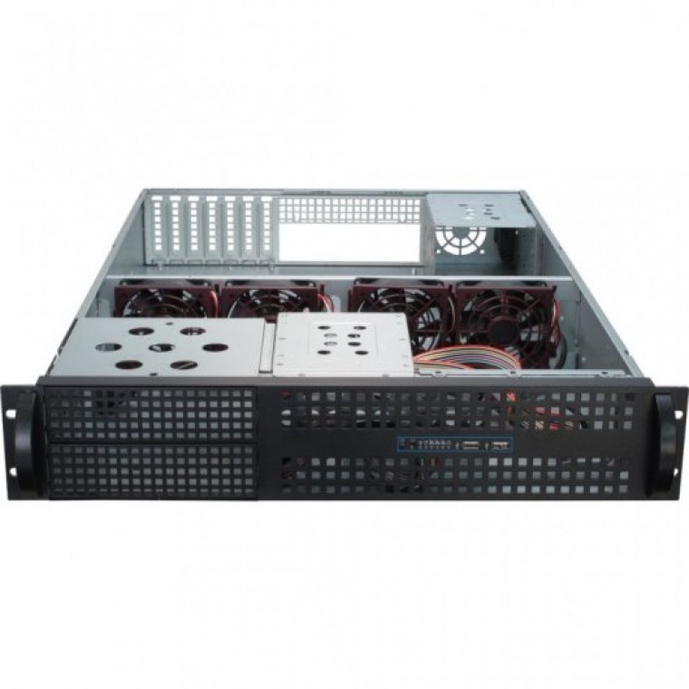 Inter-Tech 2U-2129N Caja Rack ATX USB 3.2 Sin Fuente