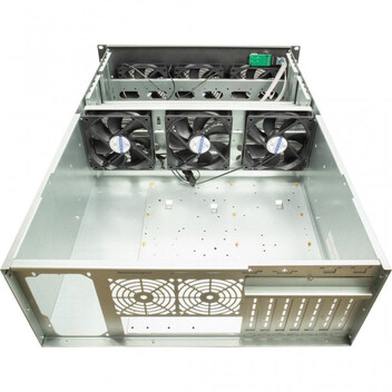Torre PC Inter-Tech 4F28 Mining-Rack Caja Rack ATX USB Sin Fuente