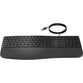 HP 480 Comfort Teclado con Cable Ergonómico Negro