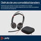 Poly Blackwire 5220 Auriculares Estéreo USB-C Negros + Conector de 3.5mm + Adaptador USB-C a USB-A