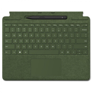 Microsoft Signature Keyboard Cover Alcantara Bosque para Surface Pro 8/9/X + Surface Pen 2