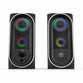 HP DHE-6001 Altavoces 2.0 RGB Negros HP DHE-6001 Altavoces 2.0 RGB Negros