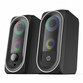 HP DHE-6001 Altavoces 2.0 RGB Negros HP DHE-6001 Altavoces 2.0 RGB Negros