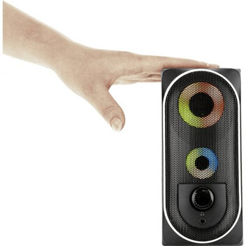 HP DHE-6001 Altavoces 2.0 RGB Negros HP DHE-6001 Altavoces 2.0 RGB Negros