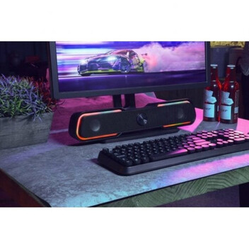 HP DHE-6002 Barra de Sonido LED RGB 6W Negro HP DHE-6002 Barra de Sonido LED RGB 6W Negro