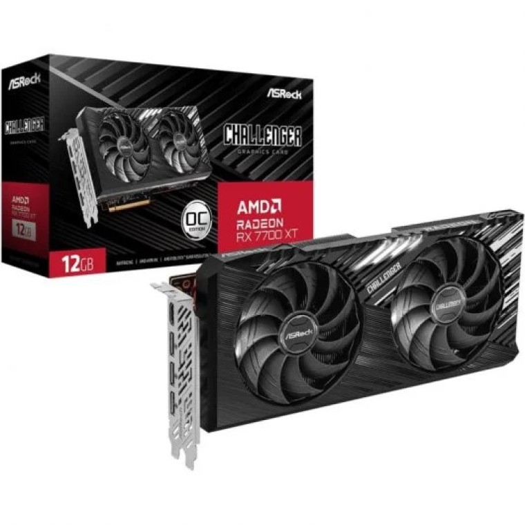 AsRock Challenger AMD Radeon RX 7700 XT OC 12GB GDDR6