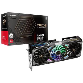 Tarjeta Gráfica ASRock Taichi AMD Radeon RX 9070 XT OC 16GB GDDR6 FSR 4