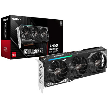 Tarjeta Gráfica ASRock Challenger AMD Radeon RX 9070 16GB GDDR6 FSR 4