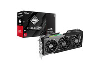 Tarjeta Gráfica Asrock Radeon RX 9070 XT Steel Legend Dark 16GB GDDR6 RDNA 3 Overclocking