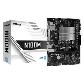 Placa base Asrock N100M Intel N100 DDR4 32GB M.2 HDMI DisplayPort Micro ATX