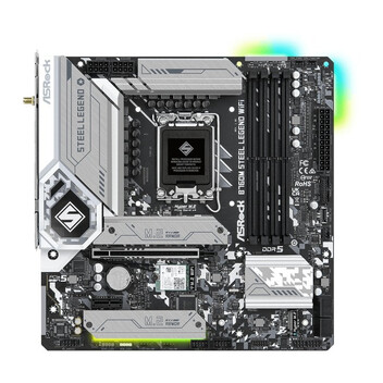 Placa Base Asrock Intel B760 LGA 1700 Micro ATX DDR5 WiFi 6E Bluetooth 5.3 RGB