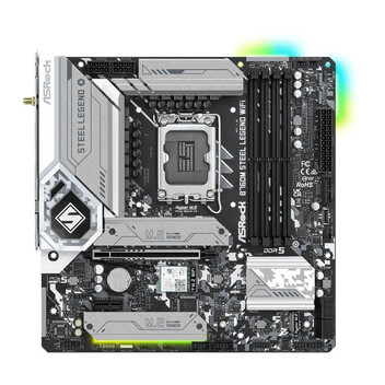 Placa Base Asrock Intel B760 LGA 1700 Micro ATX DDR5 WiFi 6E Bluetooth 5.3 RGB